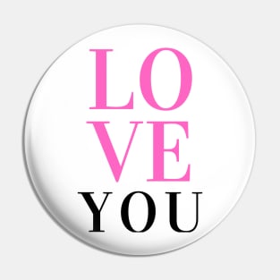 LOVE You - Sweet Lovers Saying Pin