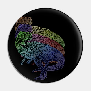 Giganotosaurus Neon Pin