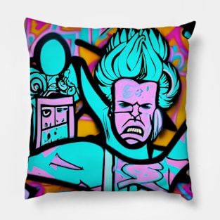 my favorite graffiti art Pillow