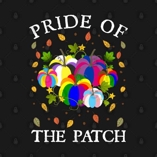 LGBTQ Fall Halloween Gay Lesbian Bisexual Transgender Non Binary Pansexual Pride Of The Pumpkin Patch by egcreations