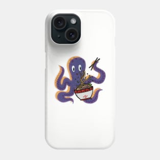 Octopus Love Noodles Phone Case