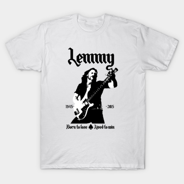 Lemmy Tribute - Motorhead - T-Shirt | TeePublic