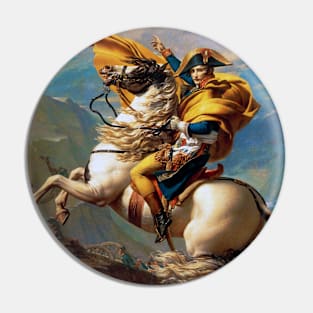 Jacques-Louis David - Napoleon Crossing the Alps Pin