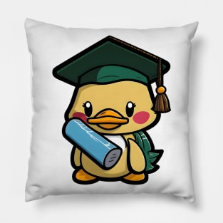 Khaki Campbell Graduation Duck Pillow