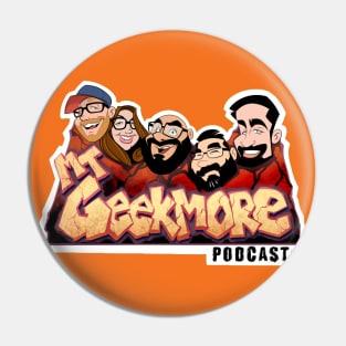 Cartoon Geekmore Logo Pin
