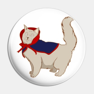 Cute Vampire Cat Halloween Funny Vampire-Kitty Pin