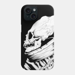 Pakal (Black & White) Phone Case