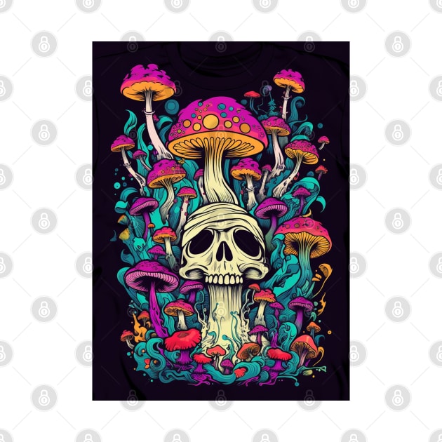 Psychedelic World Sketches Magic Shroom by FrogandFog