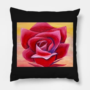 Pink Rose Pillow