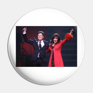 Donny and Marie Osmond Photograph Pin