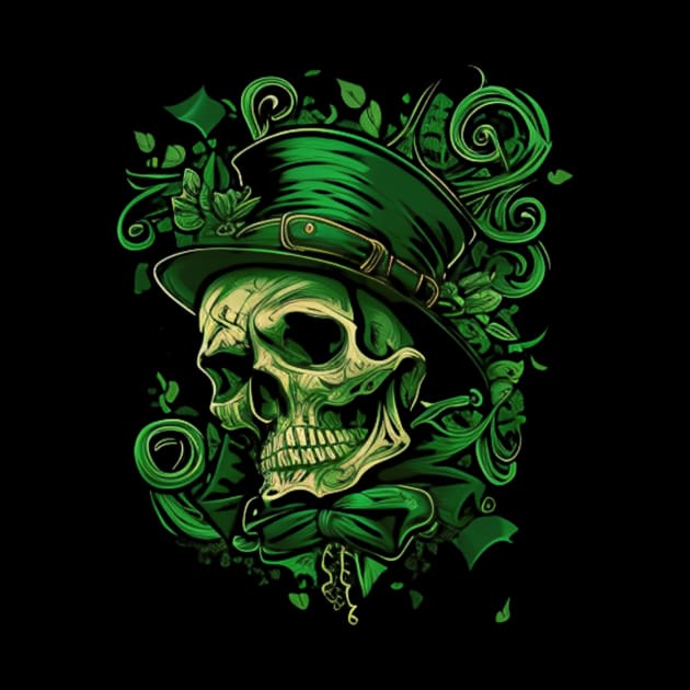 Saint Patrick skull by Crazy skull