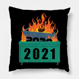 2021 Dumpster Fire Pillow