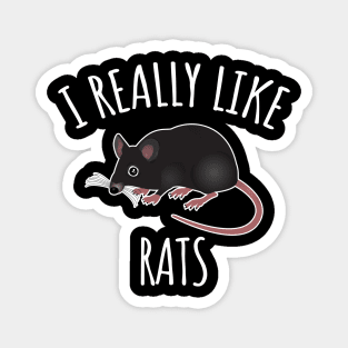 I Really Like Rats Magnet