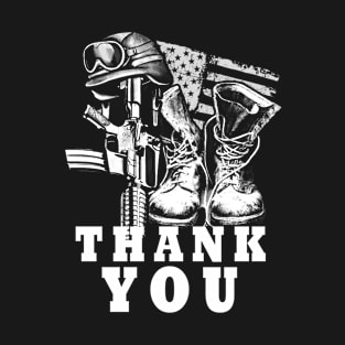 Thank You Veterans day Graphic T-Shirt