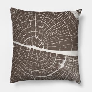 Tree Pattern Elegant Abstract Texture Pillow