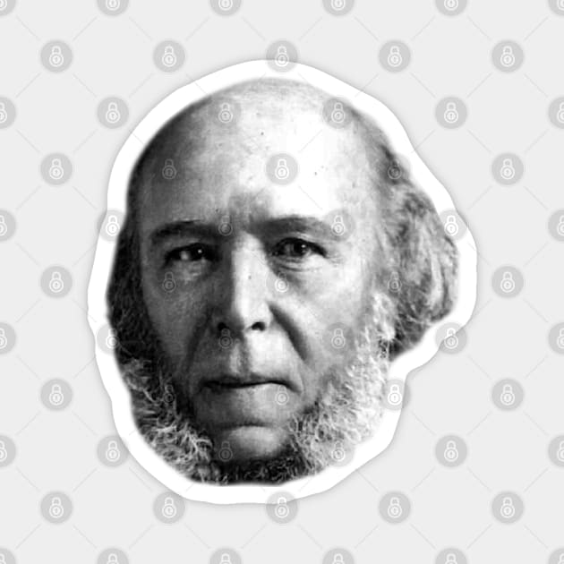 Herbert Spencer Magnet by TheLiterarian