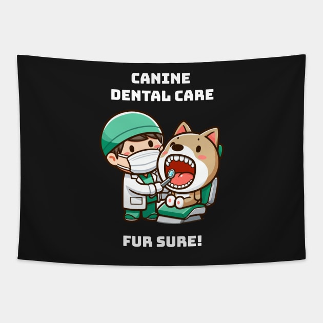 Veterinary Dentistry Tapestry by dinokate