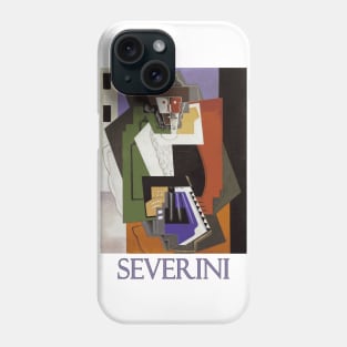 The Accordion Player by Gino Severini Phone Case