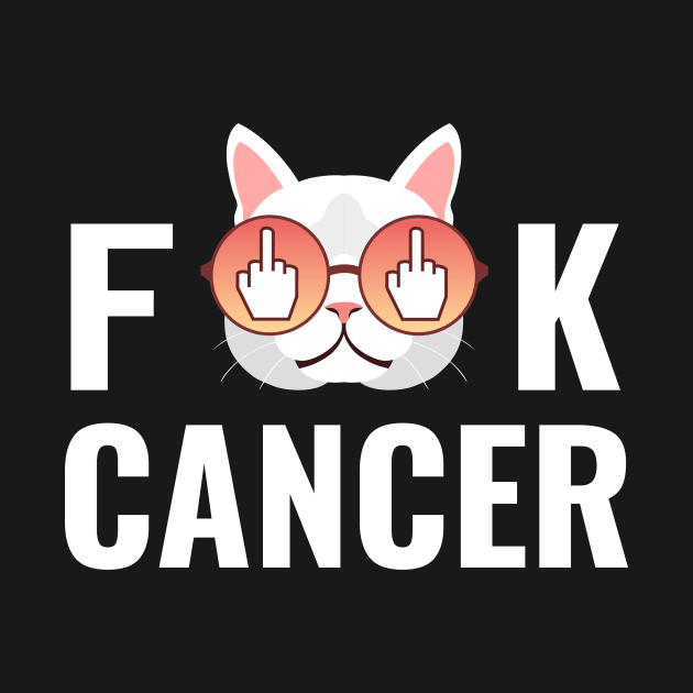 Fuck Cancer - Cat by sqwear