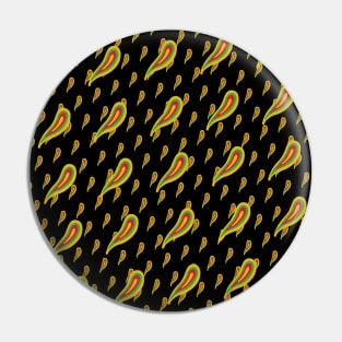 African Patterns with African Colors Pin