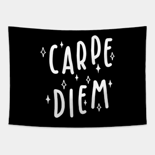 Carpe Diem (white) Tapestry