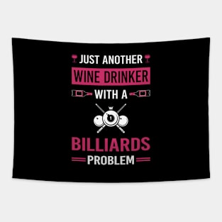 Wine Drinker Billiards Tapestry