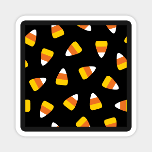 Candy corn pattern - Halloween Magnet