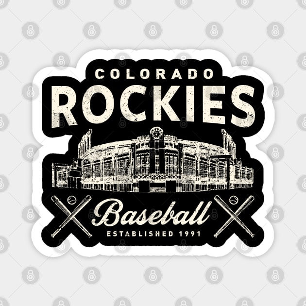 Colorado Rockies Coors Field Stadium By Buck Tee T-shirt