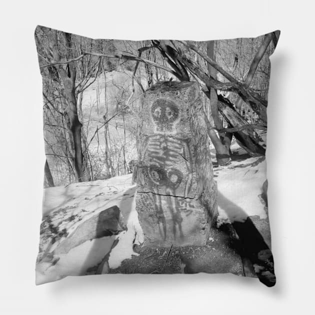 Forest Ruin Pillow by Junk_Drawer