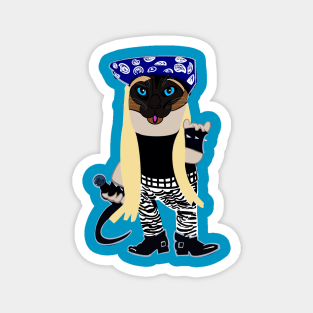 Rock On Kitty Magnet