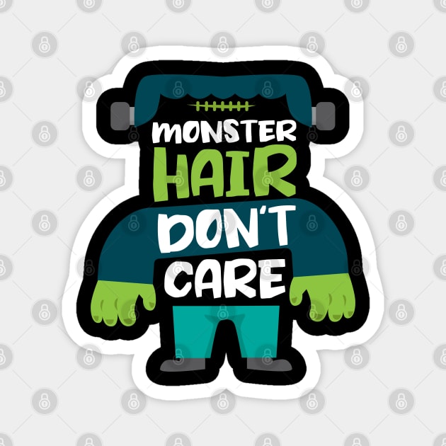 Monster Hair Don't Care Magnet by JabsCreative