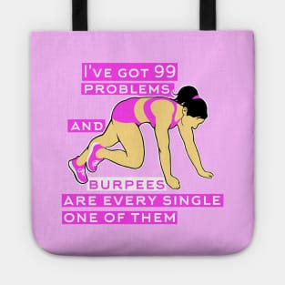 fitness girl, fitness funny, gym girl Tote