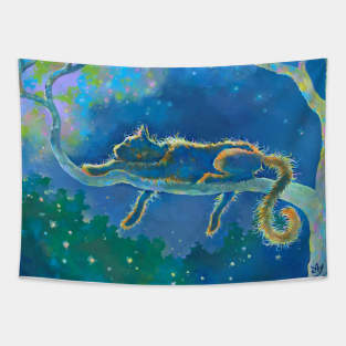 Surrealism-Stray Cat Tapestry