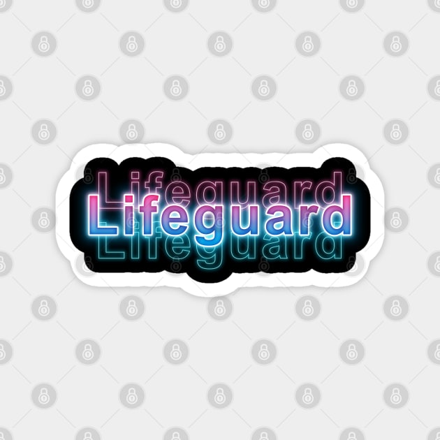 Lifeguard Magnet by Sanzida Design