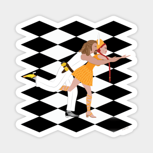 The Dude and Maude - The Dream Sequence.- The Big Lebowski Magnet