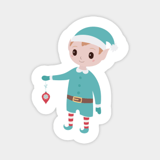 Christmas elf Magnet