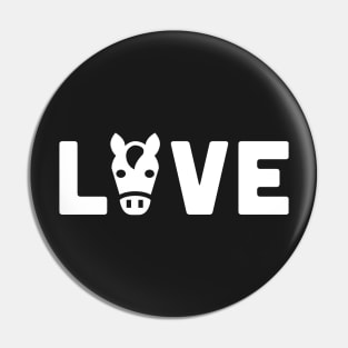 Love Horses | Cute Horseback Riding Pin