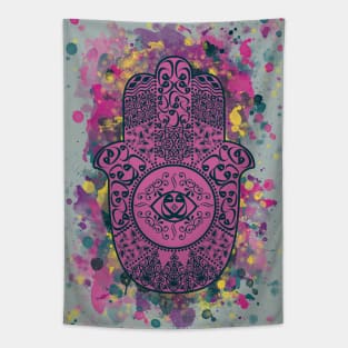 Fatima's Hand ( Hamsa Hand ) Tapestry