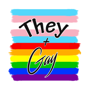 They and Gay Pride T-Shirt