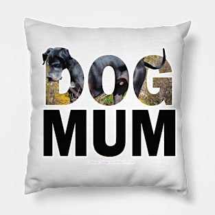 DOG MUM - Great Dane oil painting word art Pillow