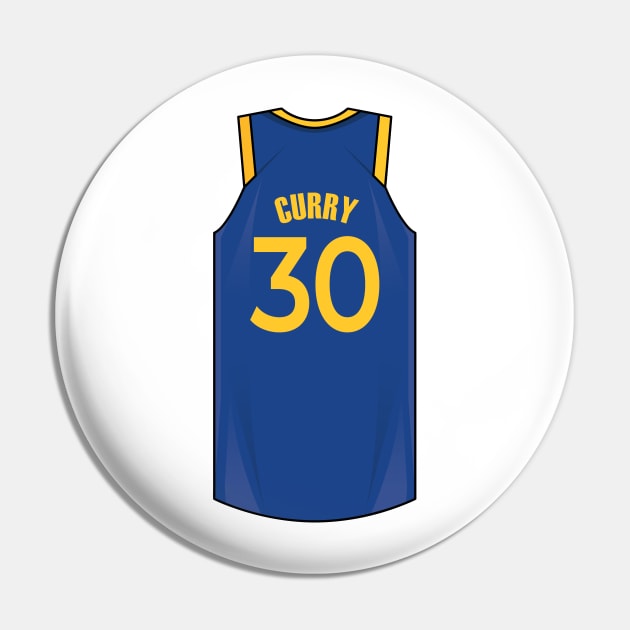 Steph Curry Jersey Pin by WalkDesigns