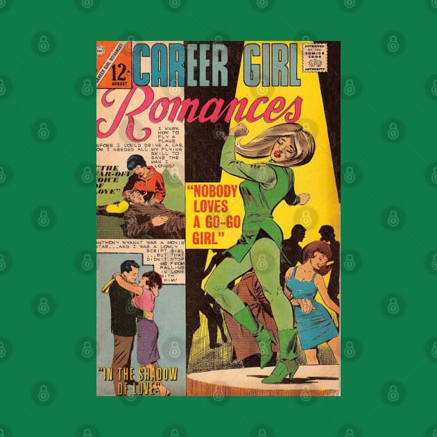 Vintage Romance Comic Book Cover - Career Girl Romances by Slightly Unhinged