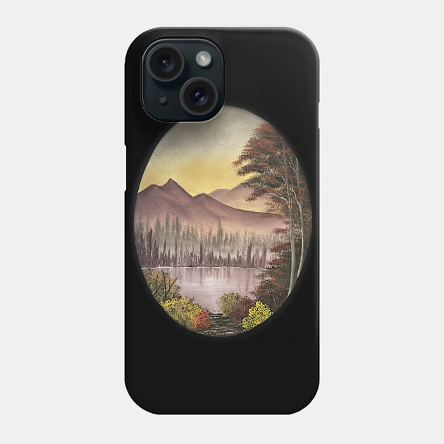 Autumn Oval Phone Case by J&S mason