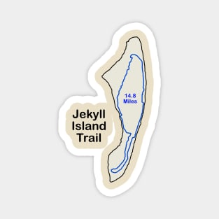 Route Map of the Jekyll Island Trail Magnet