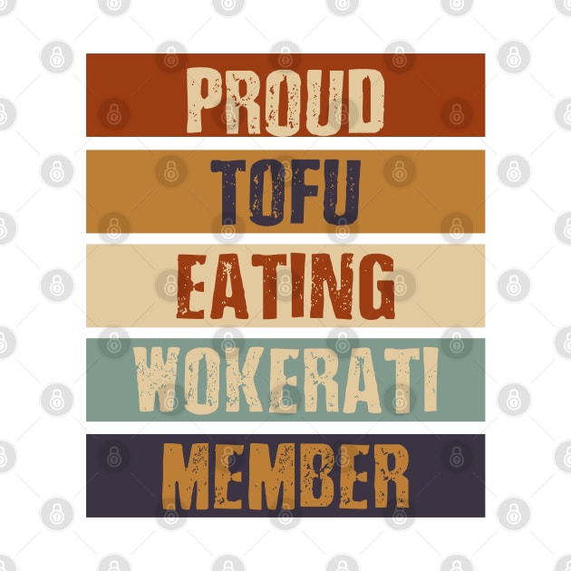 tofu eating wokerati by Vortex.Merch