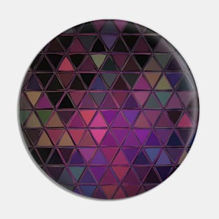 Jewel Tone Triangle Mosaic Tiles Pin