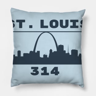 STL Skyline Pillow