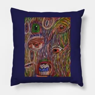 Lost in the Wall (light) by Paul Tinklin Pillow