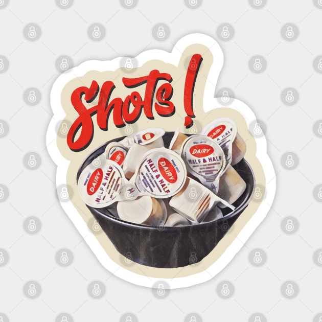 Drinking Shots Magnet by karutees