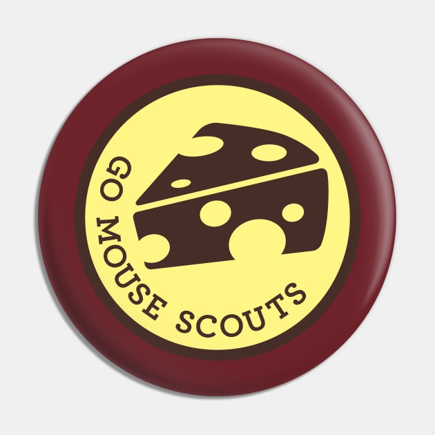 Go Mouse Scouts Logo Tee Pin by Go Mouse Scouts